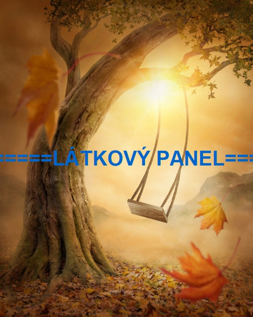 Bavlněný panel houpačka 18x25 cm - skladem