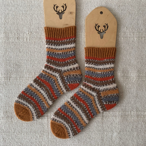 Ručně pletené ponožky, velikost 39-41