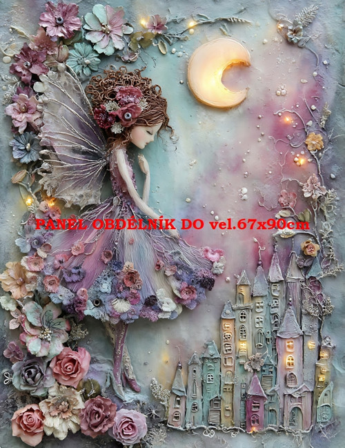 Bavlněný panel 19x25 cm - skladem