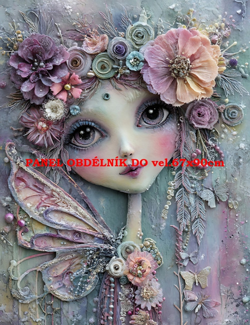 Bavlněný panel 19x25 cm - skladem — foto 1