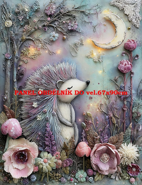 Bavlněný panel 19x25 cm - skladem
