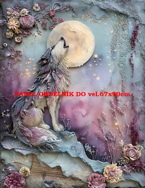 Bavlněný panel 19x25 cm - skladem