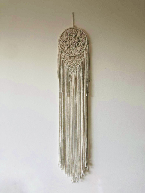 Macramé „Květinová mandala“