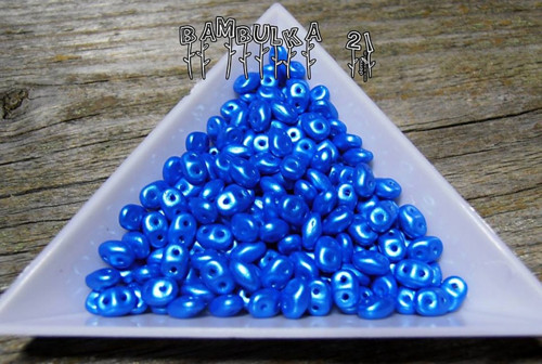 SuperDuo - 2,5mm x 5mm, Alabastr PEARL SHINE AZORO