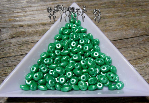 SuperDuo - 2,5mm x 5mm, Alabastr PEARL SHINE LIGHT
