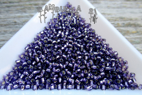 10g ! TOHO round 11/0 Silver-Lined Tanzanite — foto 1