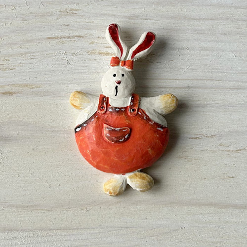 Zajíček s mašličkou - 6,5cm