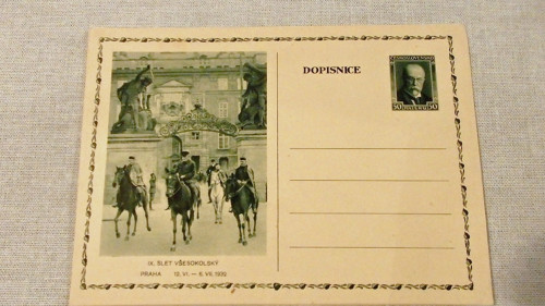 Dopisnice - IX. slet - Praha 1932 č. 1