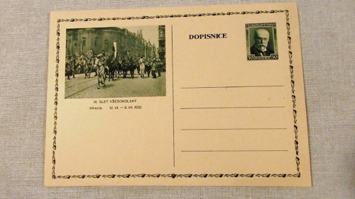 Dopisnice : IX. slet - Praha 1932 č. 2