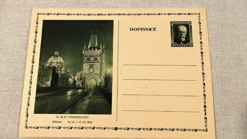 Dopisnice : IX. slet - Praha 1932 č. 3