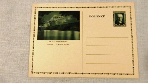 Dopisnice : IX. slet - Praha 1932 č. 4 — foto 1