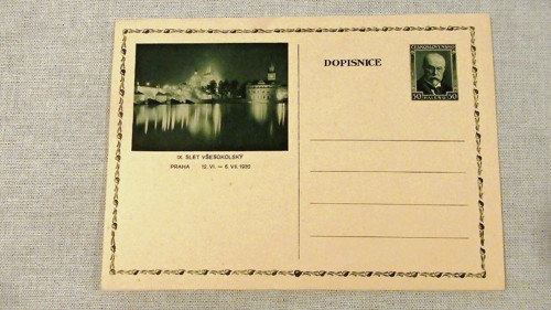 Dopisnice : IX. slet - Praha 1932 č. 5