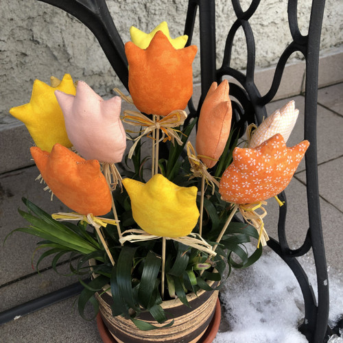 Dekorace tulipán mix