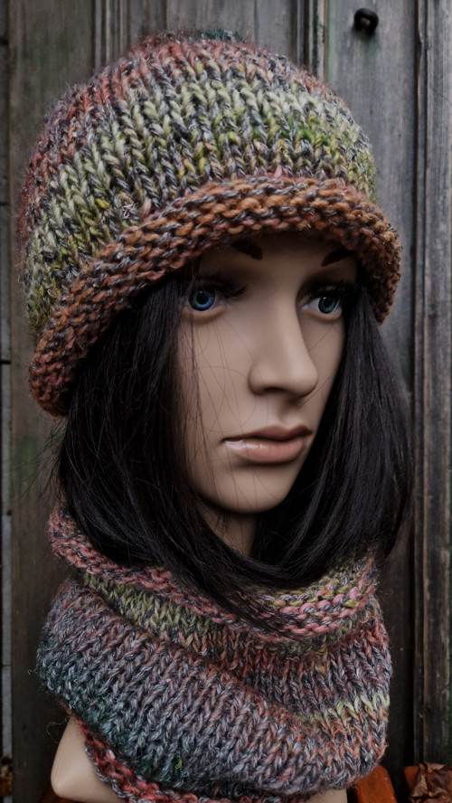 Set NORO Silk Garden ... čepice a nákrčník