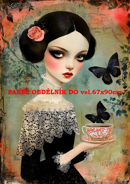 Bavlněný panel 7x10 cm - skladem — foto 1