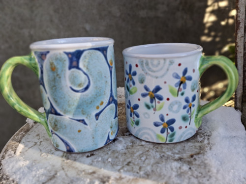 Hrnky v modrém..550ml