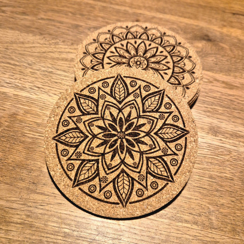 Podšálky Mandala 6ks (sada 1)