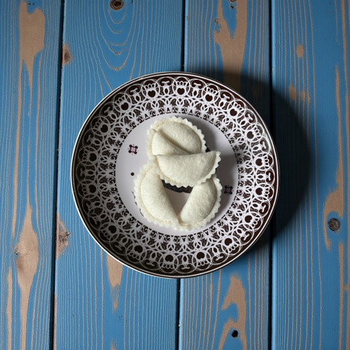 Ravioly 2 / Těstoviny z filcu - sada 5 ks