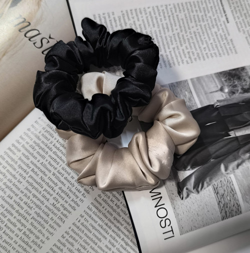 Elegant duo scrunchies gumičky