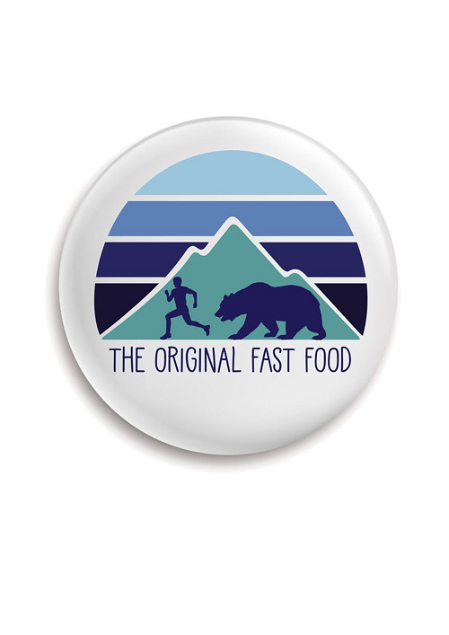 Placka (odznak, button) - The original fastfood