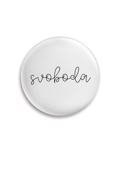 Placka (odznak, button) - Svoboda