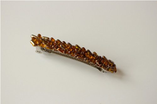 Spona do vlasů měděná tic tac 8cm