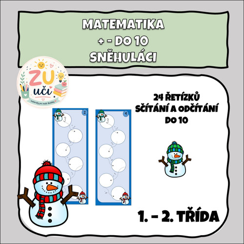 Matematické řetízky + - do 10