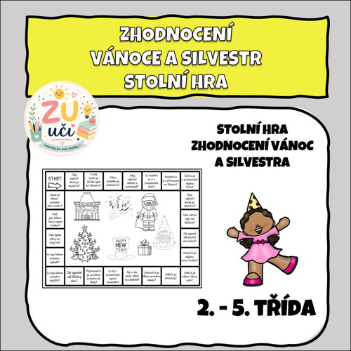 Stolní hra - Zhodnocení Vánoc, Silvestra