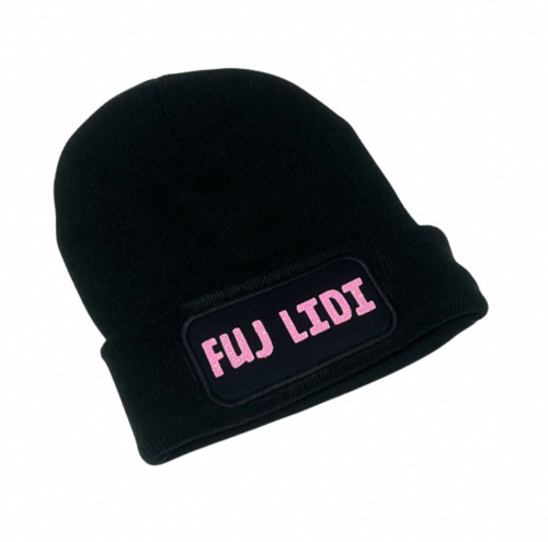 Čepice “Fuj lidi” černá