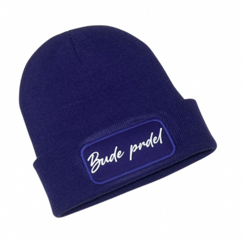 Čepice “Bude prdel” fialová