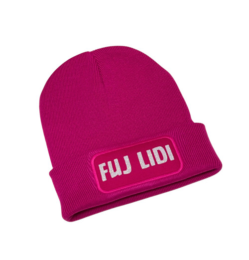 Čepice “Fuj lidi” fuchsia