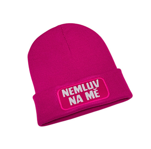 Čepice “Nemluv na mě” fuchsia