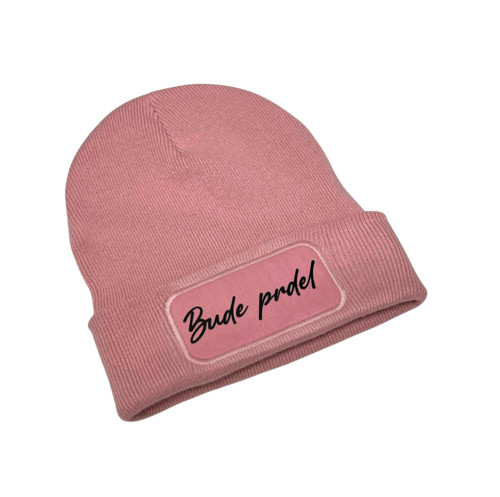 Čepice “Bude prdel” růžová