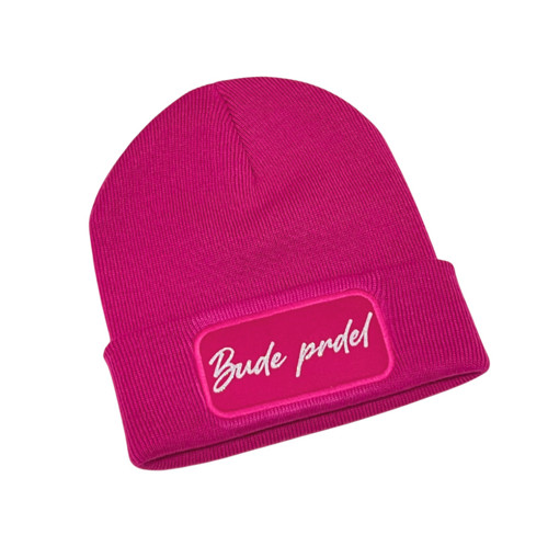 Čepice “Bude prdel” fuchsia