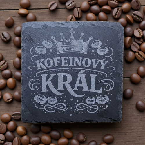 Kávový podtácek z břidlice