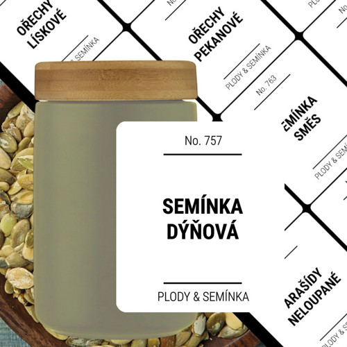 12 etiket na PLODY A SEMÍNKA bílá — foto 1