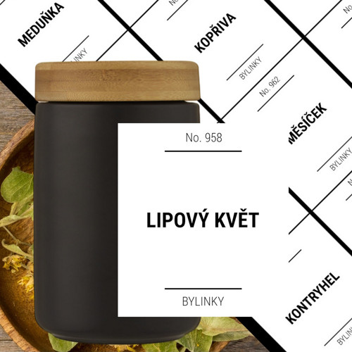 12 etiket na BYLINKY bílé