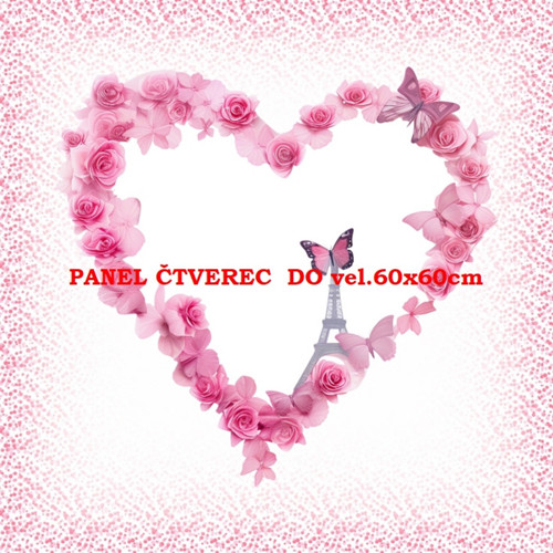 Bavlněný panel 10x10 cm — foto 1