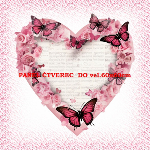 Bavlněný panel 10x10 cm — foto 1