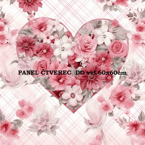 Bavlněný panel 10x10 cm
