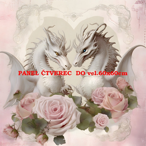Bavlněný panel 10x10 cm