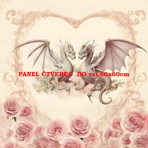 Bavlněný panel 10x10 cm — foto 1