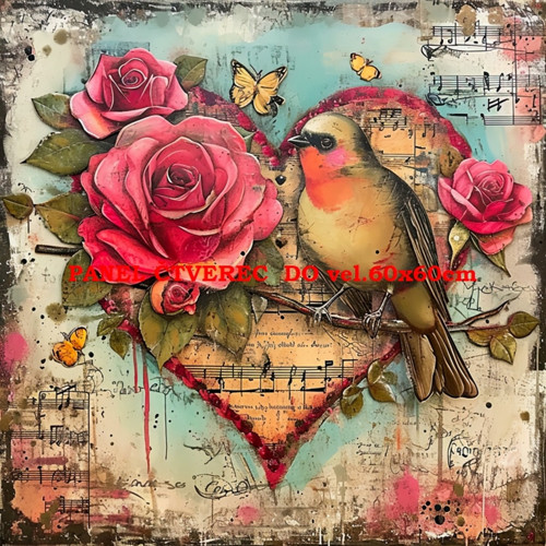 Bavlněný panel 10x10 cm