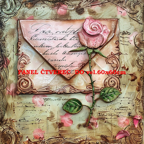 Bavlněný panel 10x10 cm — foto 1