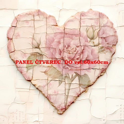 Bavlněný panel 10x10 cm — foto 1
