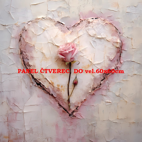 Bavlněný panel 10x10 cm