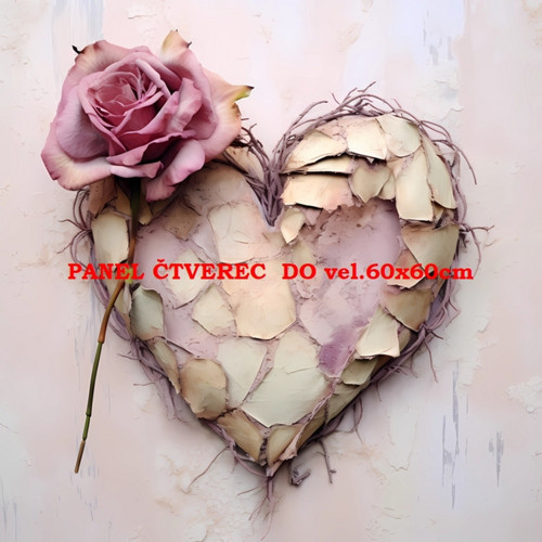 Bavlněný panel 10x10 cm