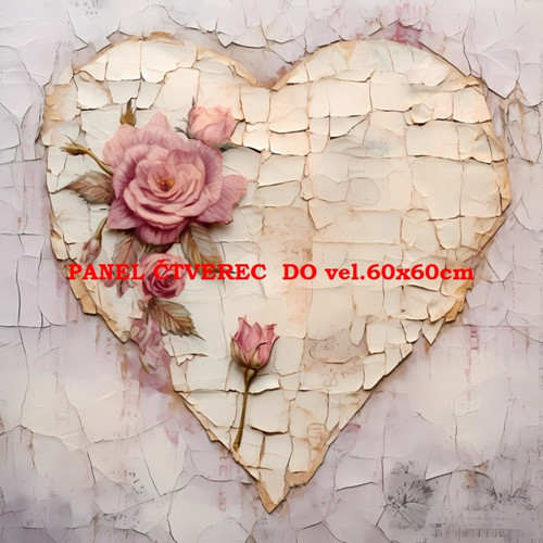 Bavlněný panel 10x10 cm — foto 1