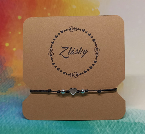 Z lásky - náramek na šňůrce