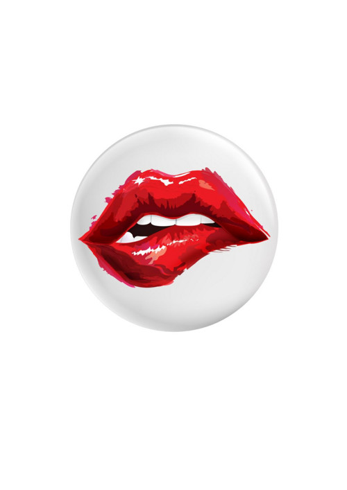 Placka (odznak, button) - Kiss me